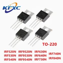 10 adet yeni IRF520N IRF530N IRF540N IRF630N IRF640N IRF730 IRF740 IRF840 IRF3205 IRF9520N IRF9530N IRF9540N PBF TO-220