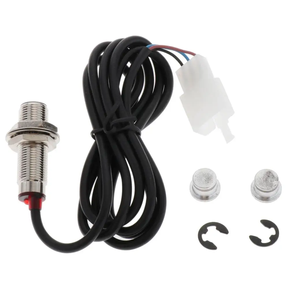 

LCD Motorcycle Digital Speedometer Adjustable Tachometer Gauge Panel Oil Water Temp Display for 400cc Motorbike