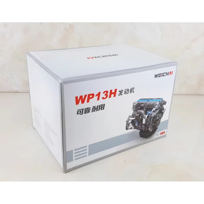 Diecast escala 1:12 weichai wp13h motor liga modelo de simulação adulto clássico coleção decoração souveir presente exibição estática