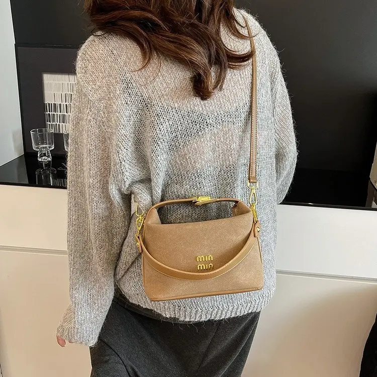 ‌ 2025 Borsa quadrata piccola alla moda: borsa con texture con tracolla regolabile, elegante borsa a tracolla per sera e settimana, stile straniero ‌