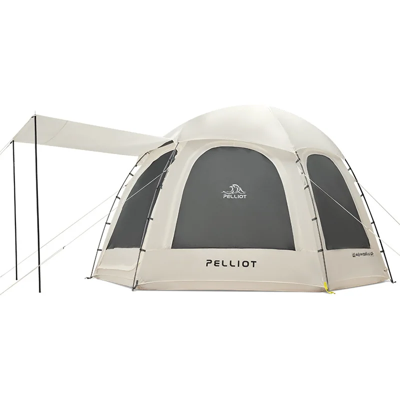 

Boshihe Outdoor Camping Tent Convenient Folding Rainproof Sunscreen Hexagonal Ball Tent Thickened Camping Equipment
