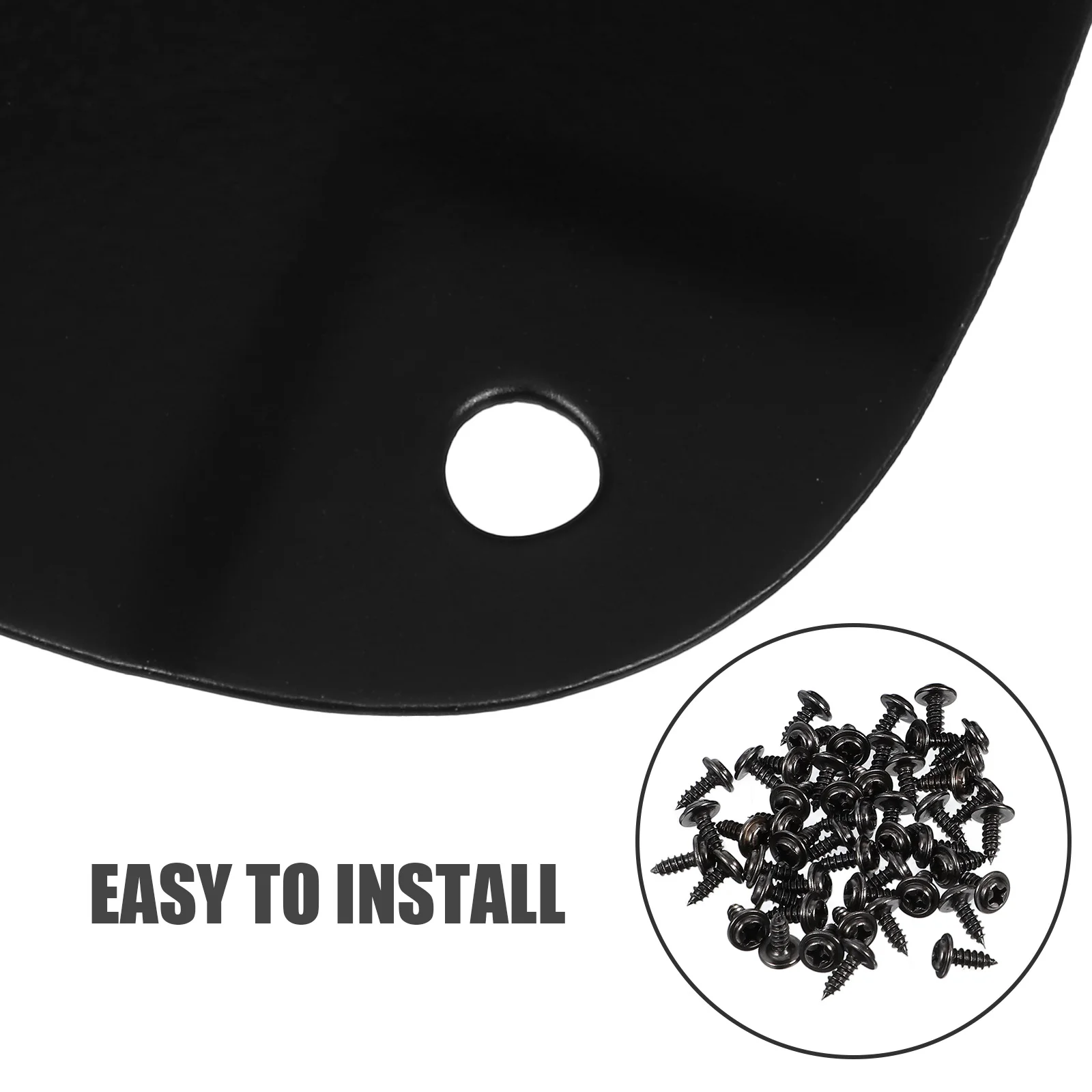 16Pcs Triangle Corner Ball Wrap Corner Protectors for Speaker Cabinet Flight Case Furniture Metal Box Edge Protection Black Iron