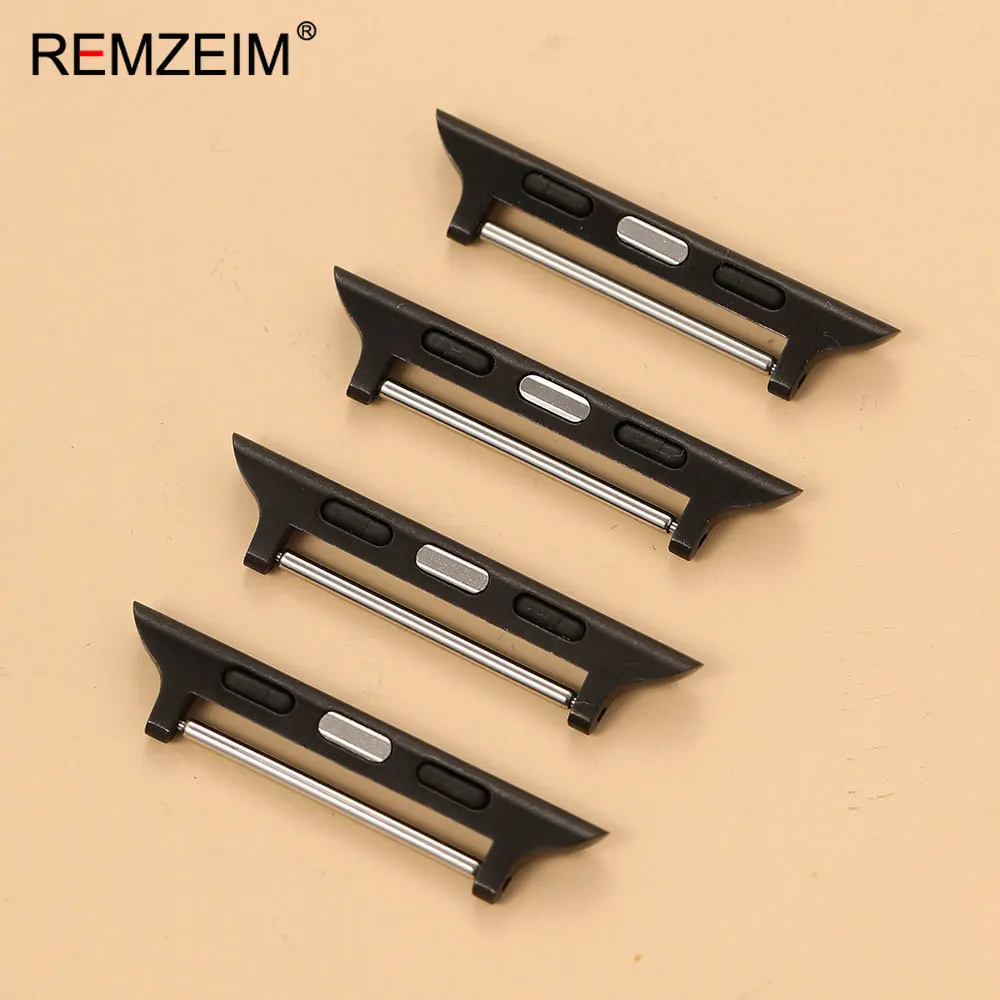 4pcs Stainless Steel Watch Band Connector Adapter for Apple Watch 1-11 Ultra SE for iwatch 38-49mm Watch Accessories