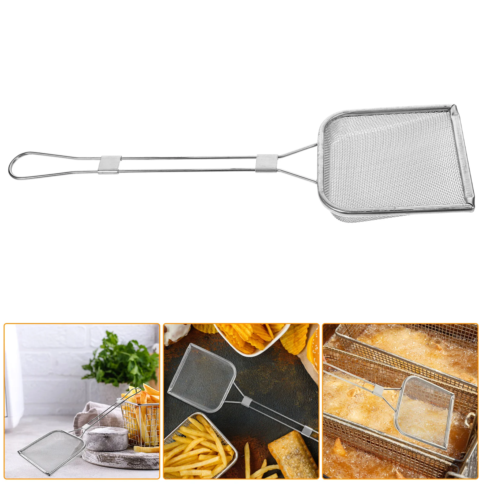 

Pot Oil Residue Filter Drawer Strainers for The Kitchen Pasta with Handle Travel