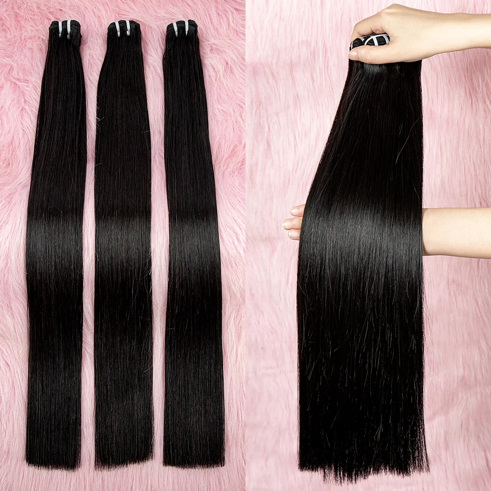 Bone Straight Bundles 15A Double Drawn Vietnamese Raw Human Hair Bundles Human Hair Bundles Hair Extensions 100g/bundle