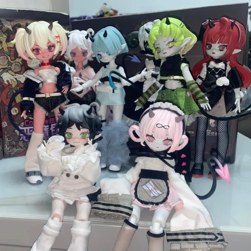 В наличии Mjd Lunar Lore Series Inedible Blind Box масштаб 1/8, подвижная шарнирная кукла, экшн-фигурка аниме, игрушки, милое украшение Deskyop