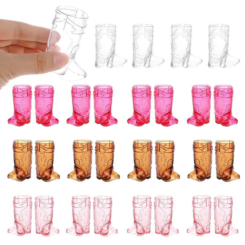 5PCS Cowboy Boot Schnapsgläser Mini Kunststoff Schnapsglas Tassen Geburtstag Party Dekorationen Cowboy Bachelorette Party Favors Supplies