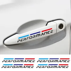 4Pcs M Power Performance Car Body Sticker For Bmw E36 E39 E46 E53 E60 E61 E34 E70 E71 E85 E87 E90 E83 F10 F20 F21 F30 F35