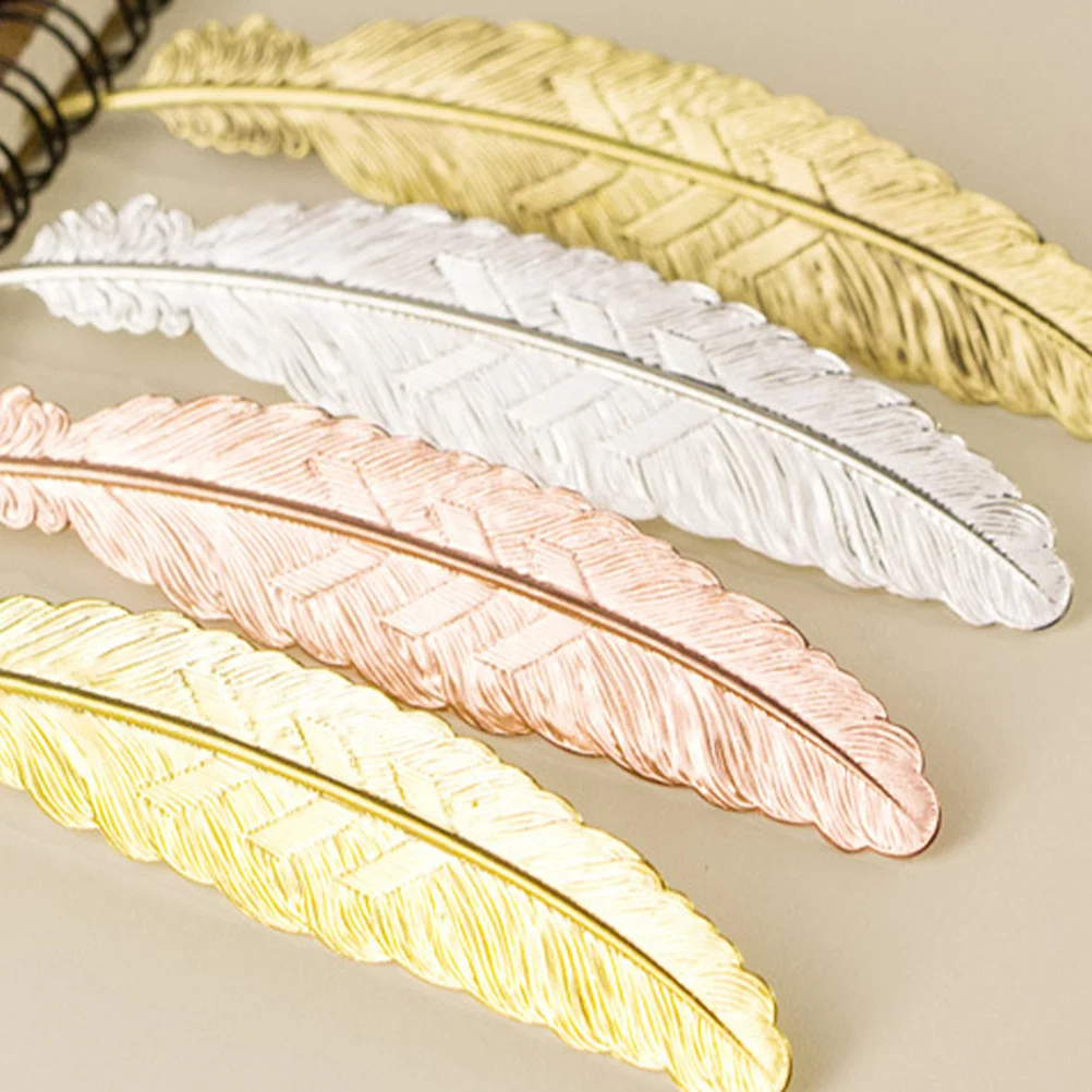 

4Pcs Metal Bookmarks Vintage Exquisite Creative Design for Readers Students Writers Book Marks Gifts Metal Bookmarks