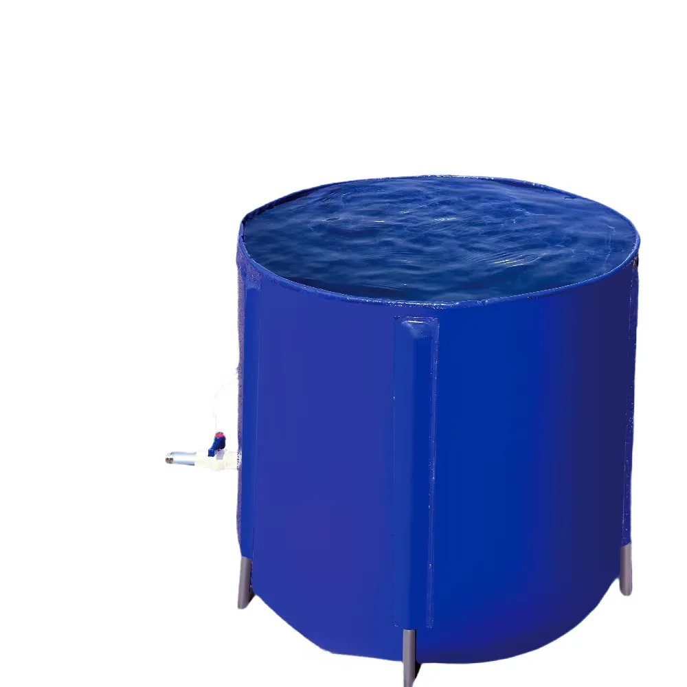 Bracket pool round thickened waterproof cloth, fishing pool rain bucket, fish pond water change bucket, home user external