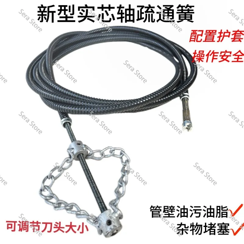 電動ドリルパイプ浚渫ツール-スプリングパイプアンブロッカー-15-3-5-6-20メートル-浴室キッチンシンク排水溝詰まり除去クリーナー