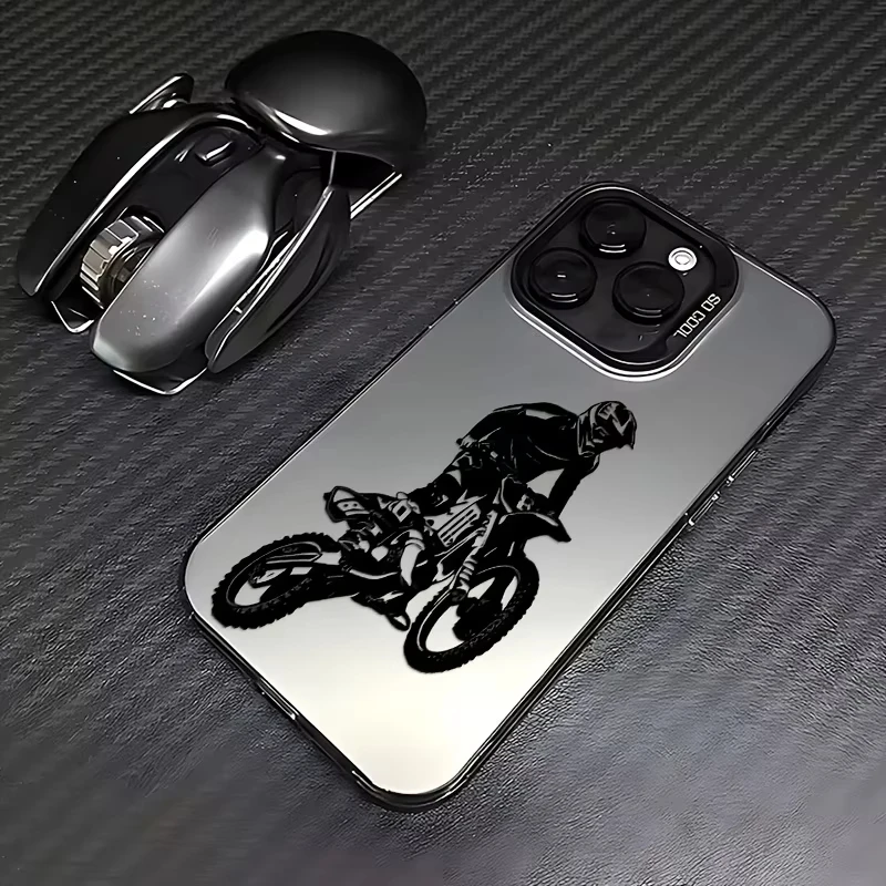 Moda motocicleta piloto adequado caso de telefone para iphone 17 pro max 16e 15 pro 14 13 12 11 mini ar xs xr xs 8plus anti queda e