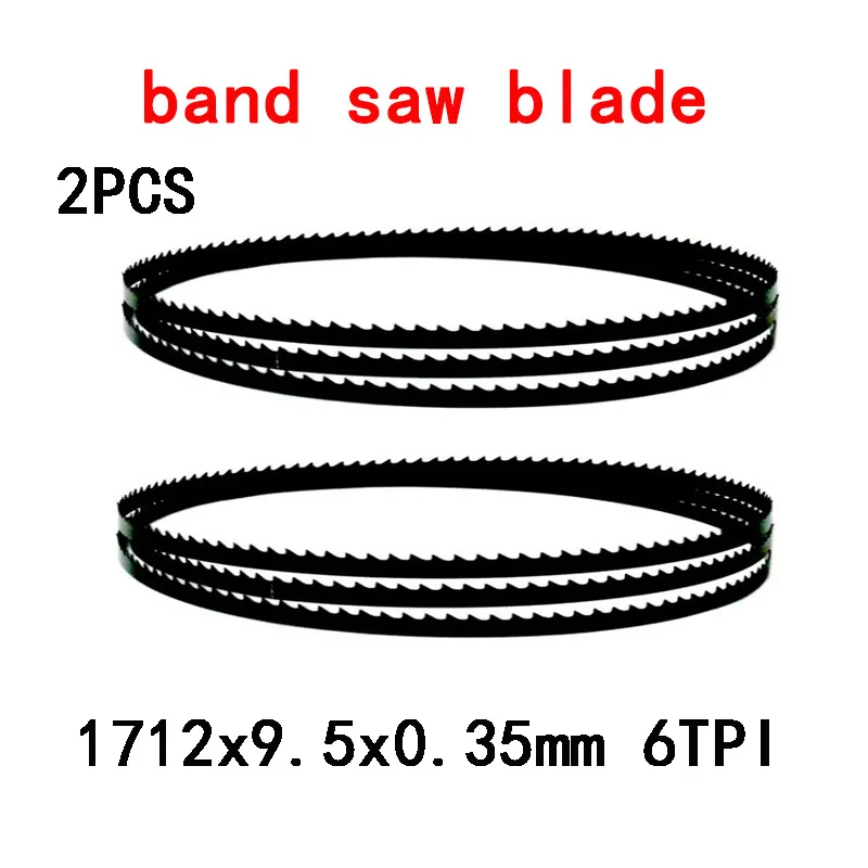 

2PCS Bandsaw Blades 1712 Bandsaw Blade 1712 9.5 0.35mm 6 TPI for Metabo Charnwood Draper Band Saw Cutting Wood Metal Cutting