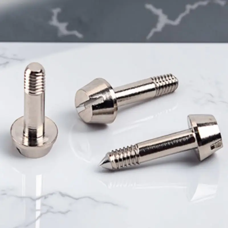 

3pcs Trumpet Water Key Screw Silver Color Instrument Repair Parts Practical Economical High Grade Material Durability