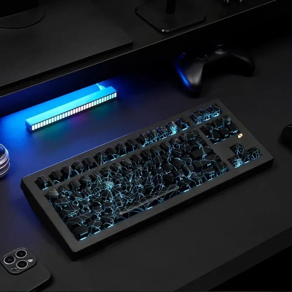 

ZORNHER Zuohe CG870 Mechanical Keyboard Tri Mode Bluetooth Wireless Gamer Keyboard Customized RGB Hot Swap Gaming Accessories