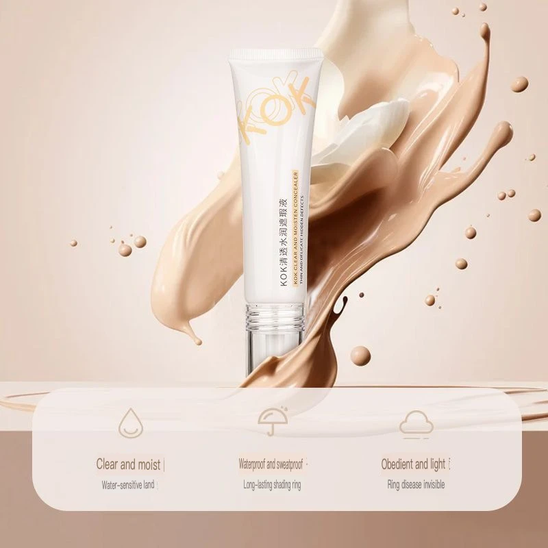 [11.11]KOK Acne Scar Matte Makeup Remover Spot Concealer Student Dark Circles Waterproof Sweatproof Foundation