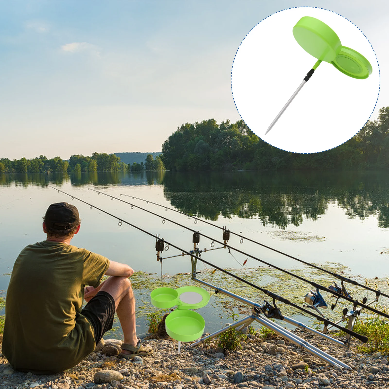 

Fishing Tackle Box Compact Durable Waterproof Plastic Lure Tray Organizer Utility Storage Fishing Accessories Holder Bait Hook