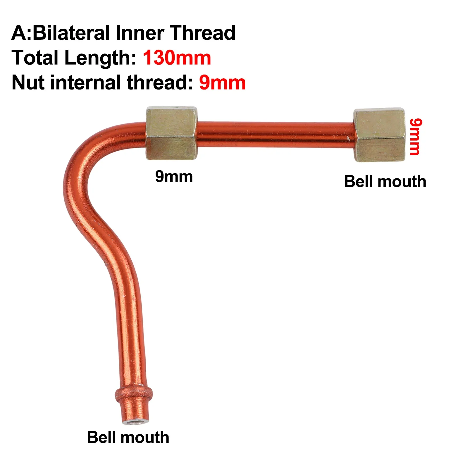Aluminum Exhaust Pipe Air Compressor Pump Pipe Air Compressor Repair Improved Performance Replacement Pump Pipe