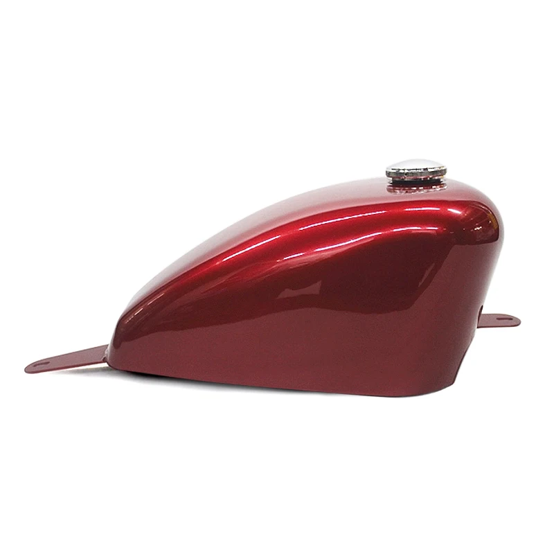 

Pop 9L 2,4 галлона бензиновый топливный бак для Honda VLX400/600 Steed400/600 красный мотоцикл 4 см 8 см глубина мотоциклетная масляная банка