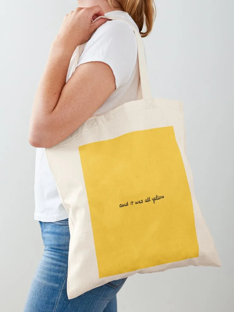

and it was all yellow Tote Bag Lady bags Gift bags tote bag screen large size bags