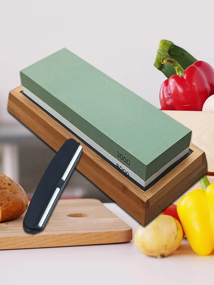 Sharpening Stone Knife Sharpener Professional Whetstone Dual Side Set Grinding Shapner Water Wetstone Kitchen Accessories Tools