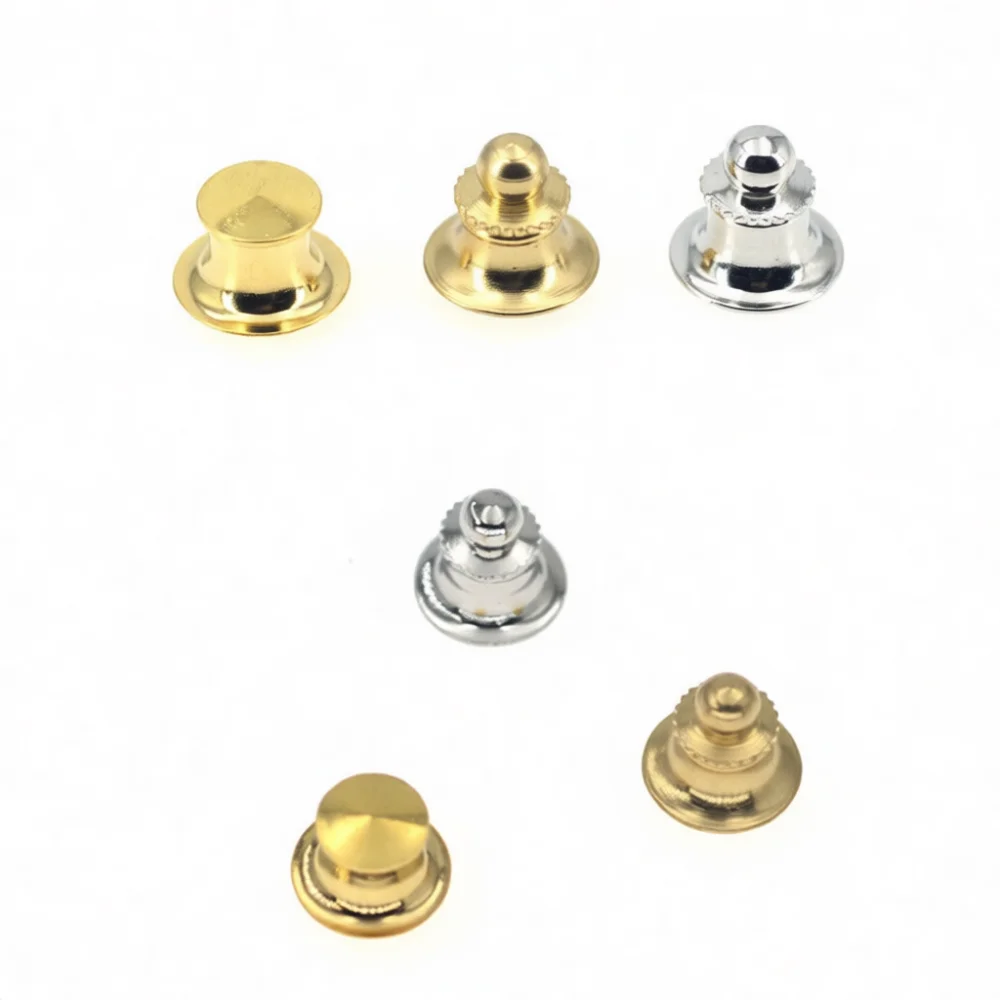 Strong Magnetic Fastener For Pins And Name Badges Rotating Metal Buckle Clip Non Piercing Fabric Holder Office Supplies