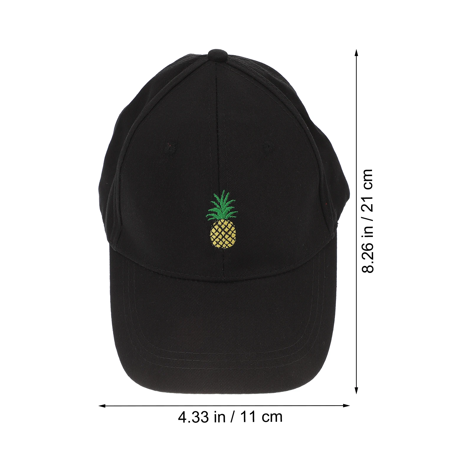 

Embroidered Baseball Cap Hats Sun Peaked Pineapple Low Profile Unisex Men and Women