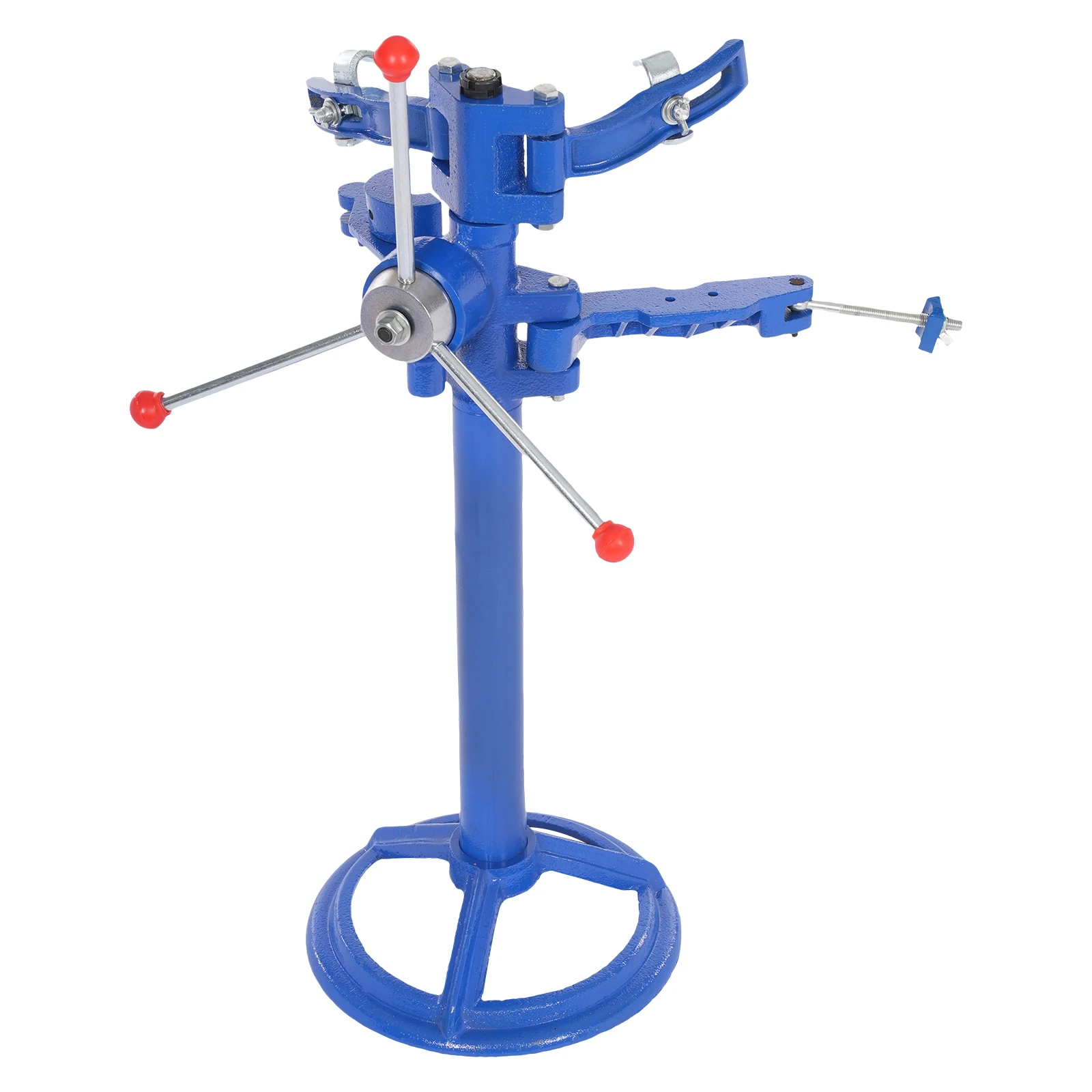 Vehicle Damping Spring Dismounting Tool Blue Cast Iron Hand Operate Strut Spring Compressor 998kg/2200lbs