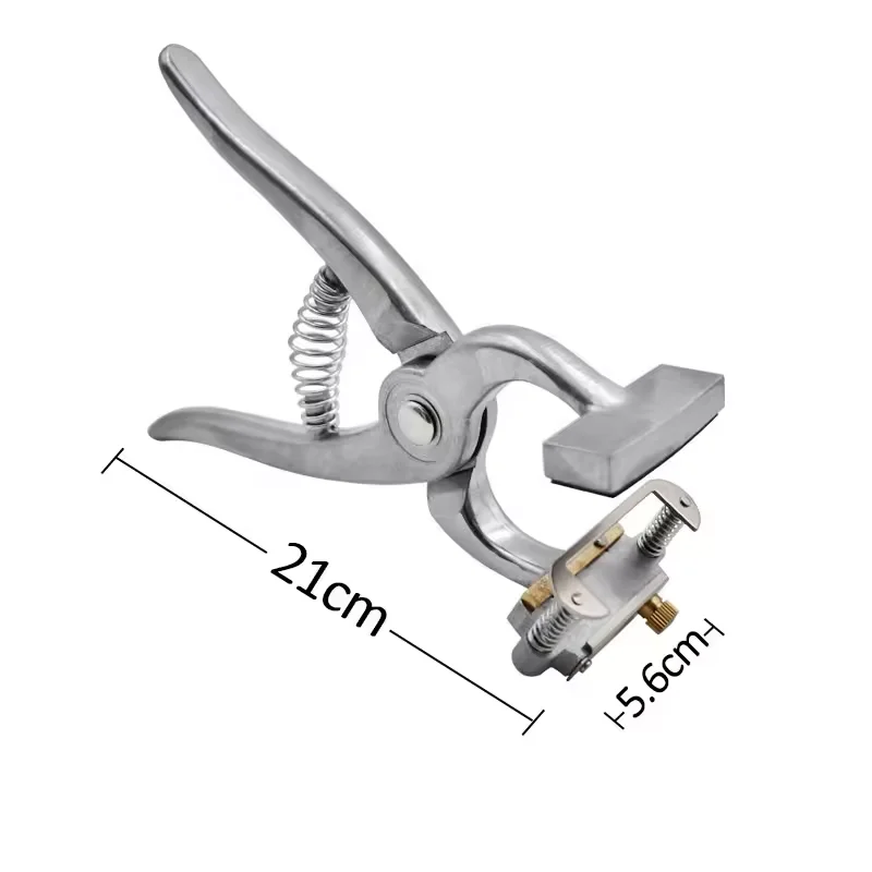 Pig Farm Tools 4/5 Digit Pigs Ear Piercing Forceps Aluminum Alloy Ear Marker Tattoo Machine With Number and Letter
