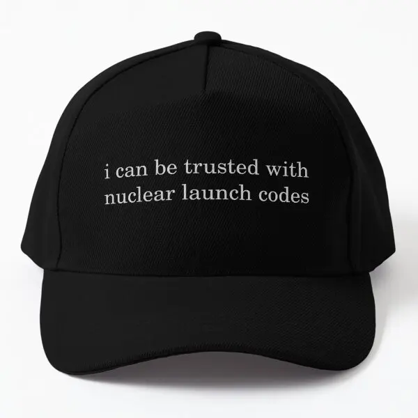 Ik Kan Worden Vertrouwd Met Nucleaire Lancering Kabeljauw Honkbalpet Hoed Casual Zon Zomer Snapback Czapka Vrouwen Sport Bedrukte Heren