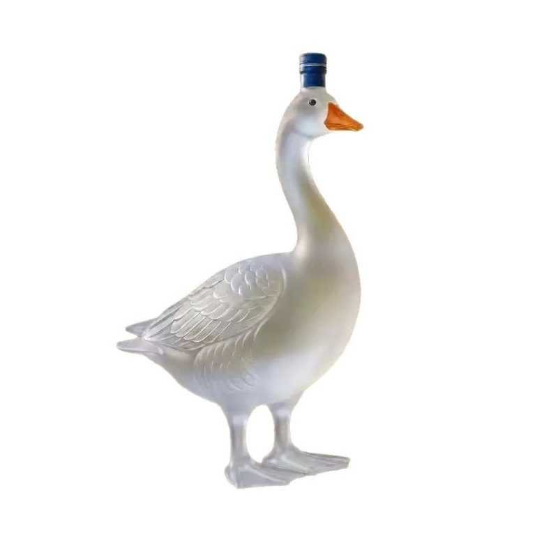 Craft Wine Bottle, Creative Special-shaped Glass Wine Ware, Transparent Swan Wine Bottle