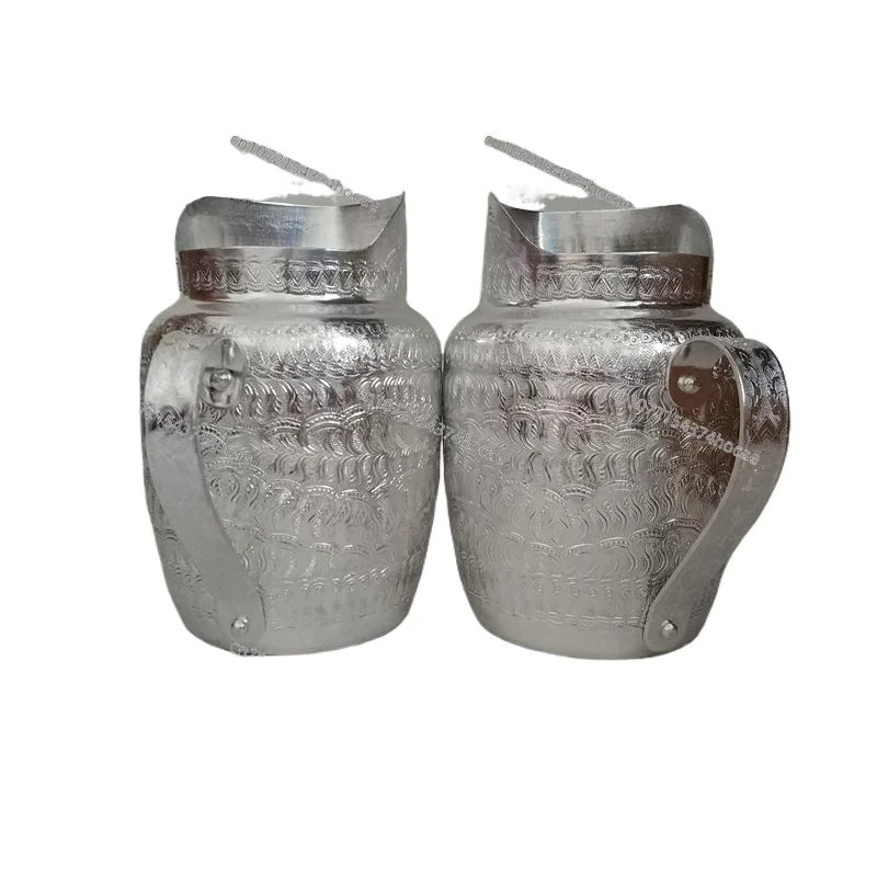 Tin Tableware Restaurant Chilled Beverage Juice Pot Beer Pot Tie Pot Cold Kettle