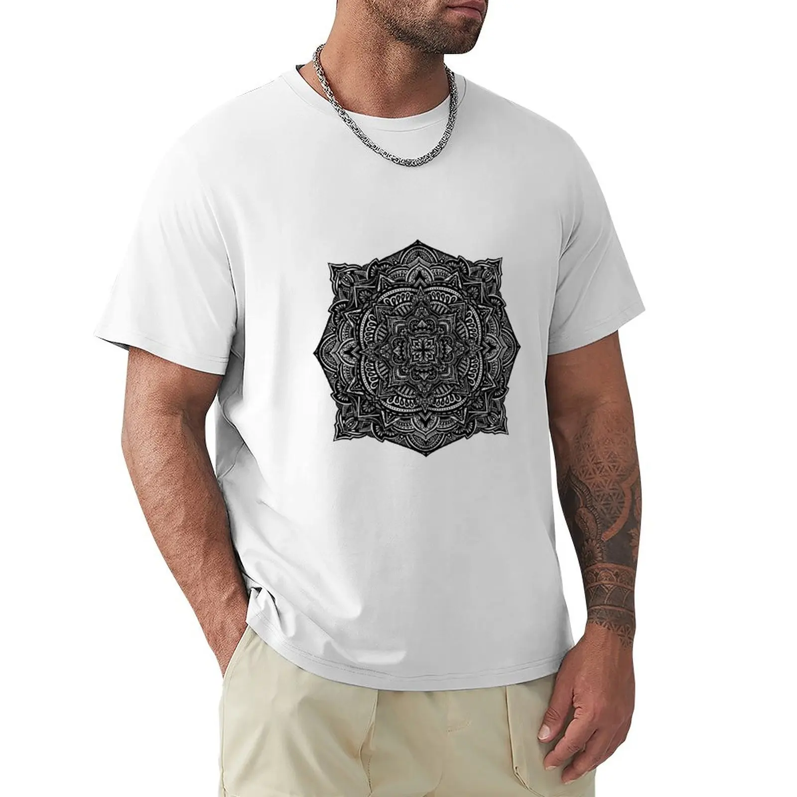 If It Ain't Baroque Mandala T-shirt Aesthetic clothing Blouse mens clothes