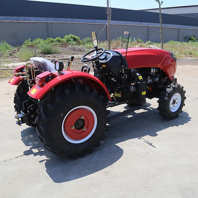 Tractor Agrícola de 4 Ruedas, Mini Tractor Compacto 4x4, Tractor Agrícola de 25hp, 40hp, 45hp, 50hp, 60hp, 4wd