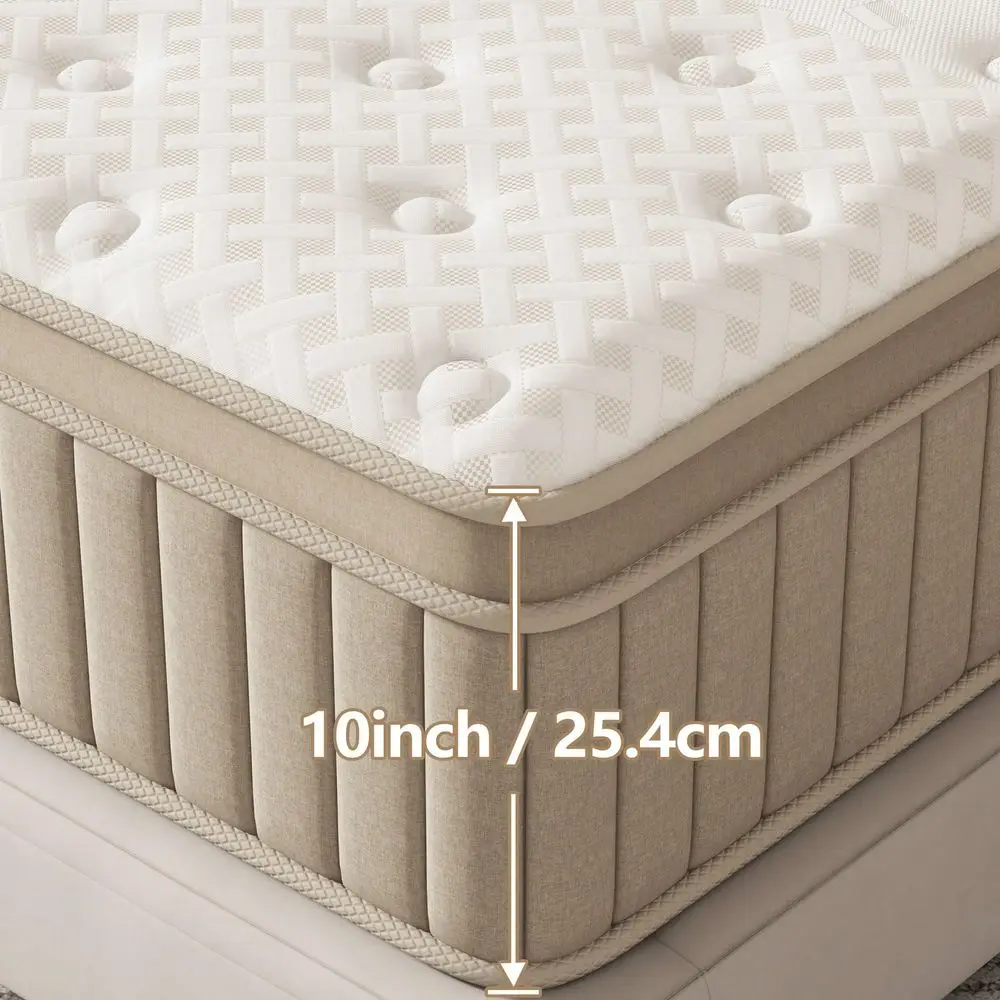 King Queen Full Twin Size Mattress,Memory Foam And Innerspring Hybrid Mattresses Bed In A Box,Cama Queen,MediumNot Too Plush Or