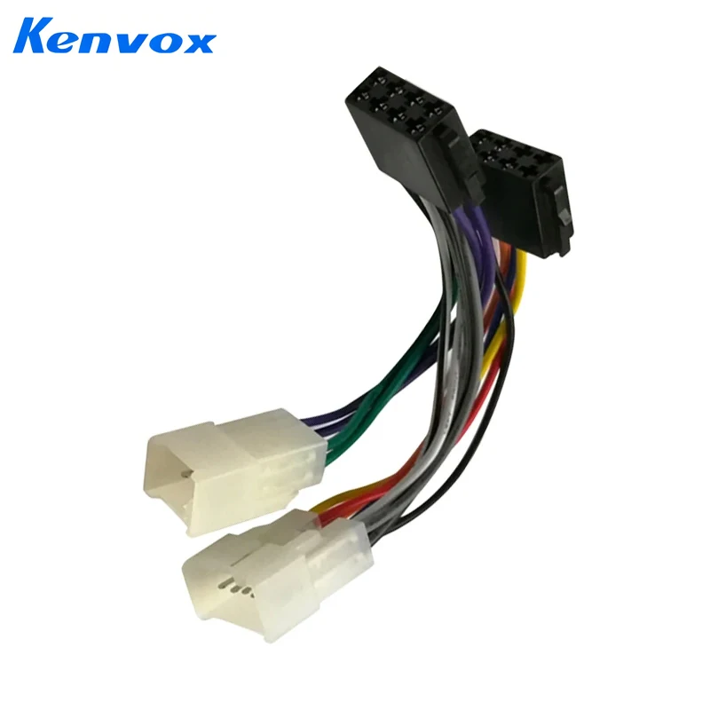 Toyota audio harness for converting Toyota audio system to ISO lossless adapter