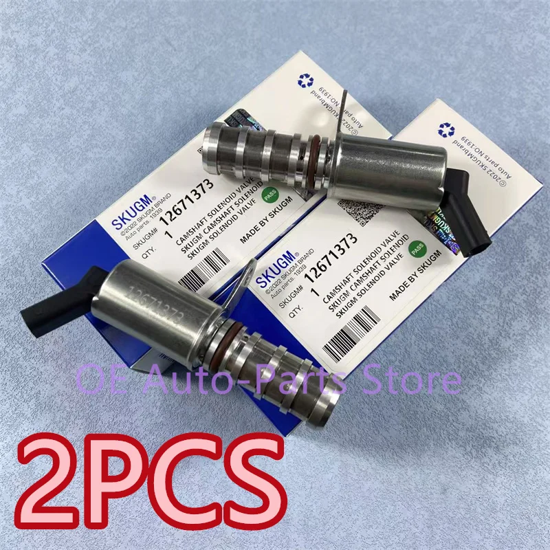2PCS New 12636524 12671373 Engine Variable Valve Timing VVT Solenoid For Buick Encore Chevrolet Cruze 1.4 GMC Terrain Auto Parts