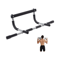 Thickened Steel Pull Bar Doorway Max Limit 440 Lbs Multi-Grip Strength Portable Indoor Chin-Up Bar Fitness Dip Stands1