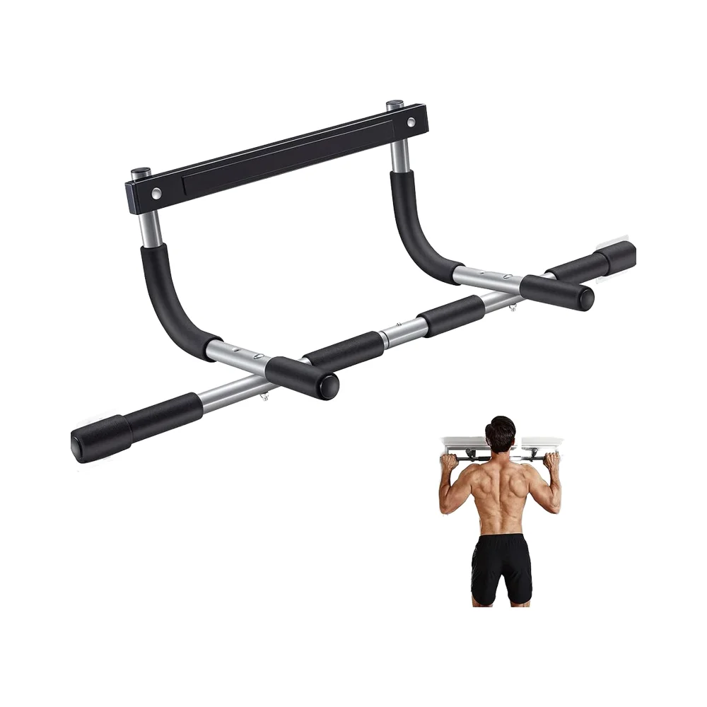Thickened Steel Pull Bar Doorway Multi-Grip Strength Portable Indoor Chin-Up Bar Fitness Dip Stands1