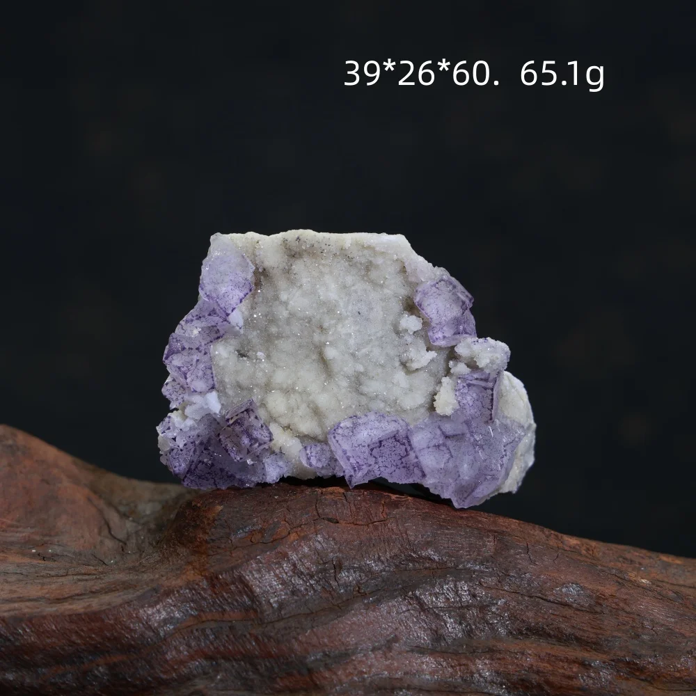 Natural stone materials: Purple-striped fluorite, quartz crystal clusters, mineral specimens, raw stone decoration, unprocessed