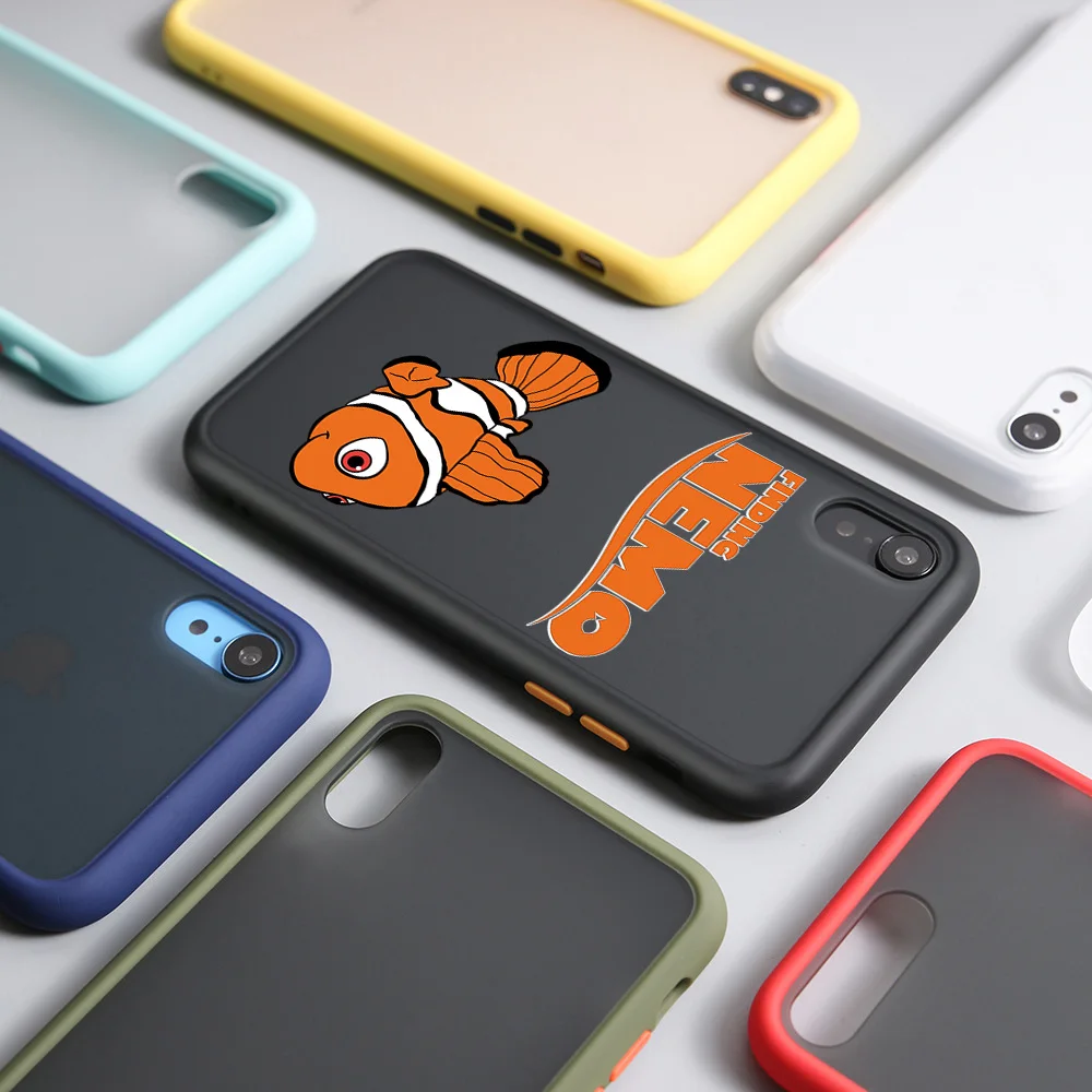 الفاخرة العثور على نيمو شفافة جراب هاتف ل Redmi K40 A4 12 12c نوت 12 برو نوت 11 Xiaomi 11 لايت 12X 12T 11T ماتي الغطاء الخلفي