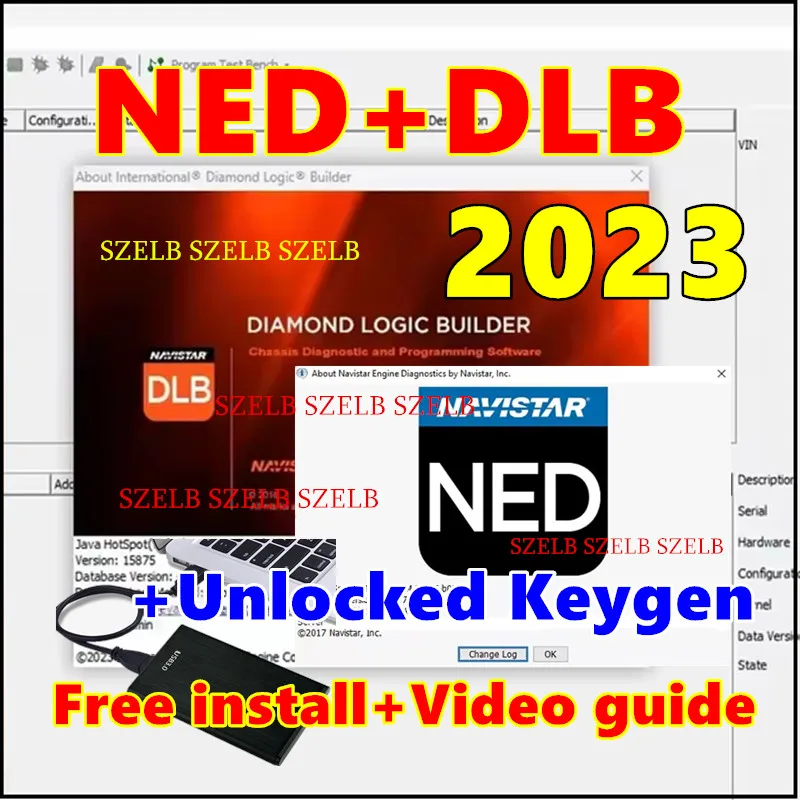 

2023 NED + DLB 2023 Navistar Engine Diagnostics Diamond Logic Builder +ServiceMaxx J1939 +Unlimited Keygen Free Install + video