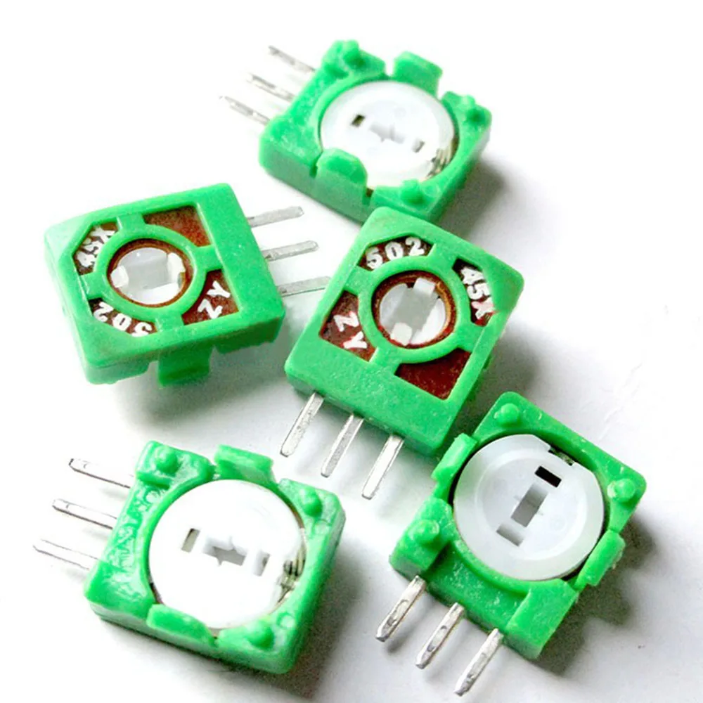 10PCS Remote control aircraft rocker RC airplane potentiometer switch piece B502 502 5K B10K 103 45 60 330 degrees