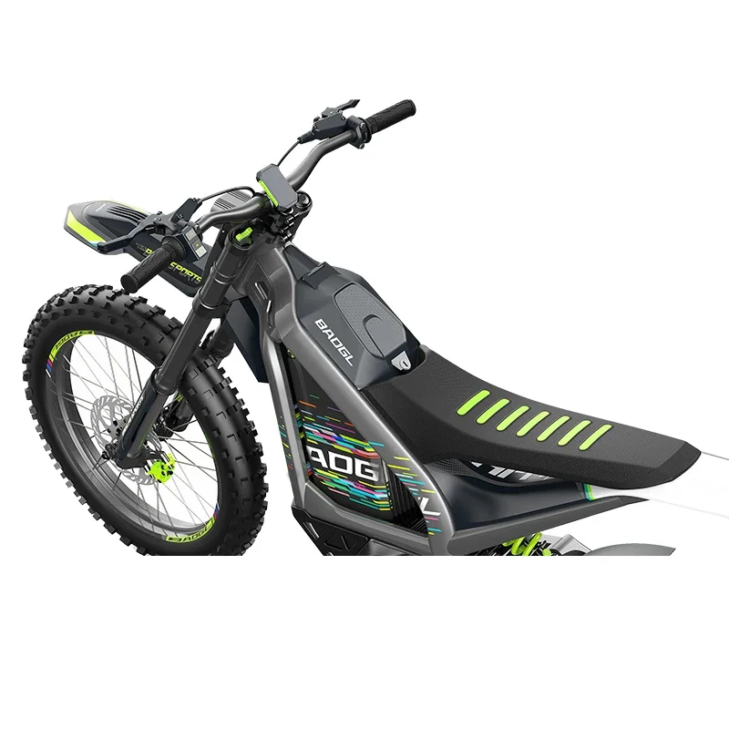 Rod-Moto électrique puissante 72V 3000W, motocross tout-terrain à moteur central haut de gamme