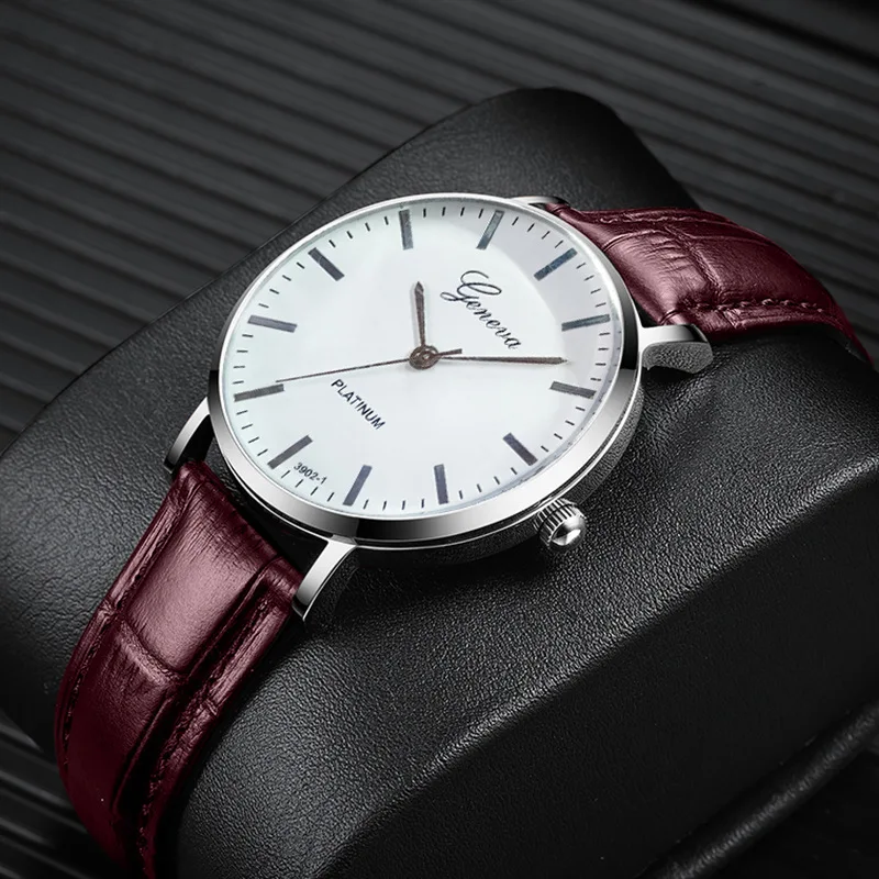 

Повседневные ультратонкие новые мужские часы, модные простые деловые кожаные кварцевые часы для мужчин, наручные часы Relógio Masculino