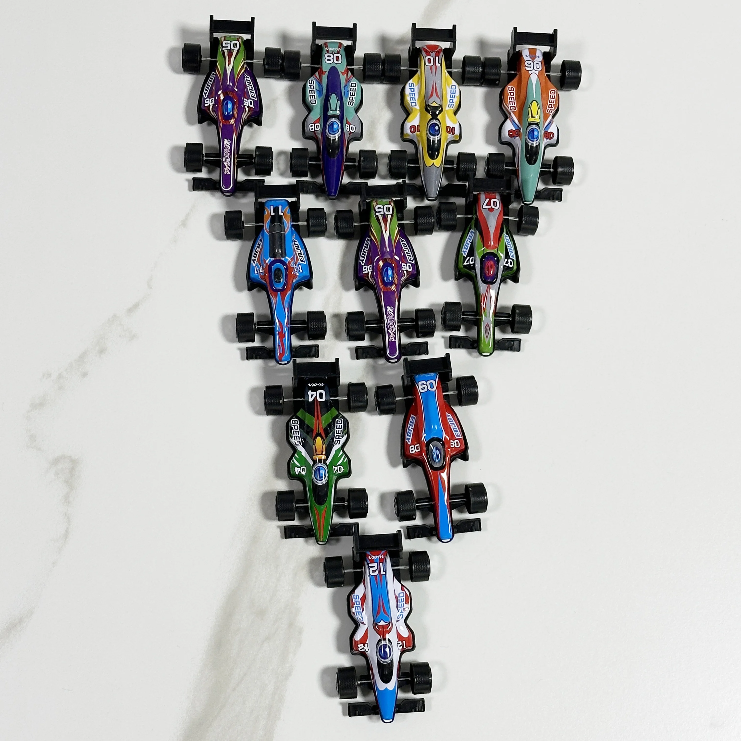 Ensemble de modèles de voiture de course avec boîte de rangement, jouets d'avion à retirer pour garçons, véhicule à inertie coulissante, Kit de jouets pour enfants, cadeaux d'anniversaire pour enfants