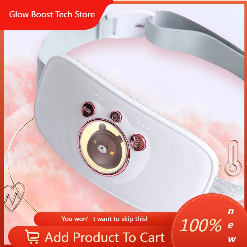 

NYSmart Library Wholesale Portable Menstrual Heating Pad Massager Women Warm Palace Waist Belt Period Heating Pad For Cramps Pai