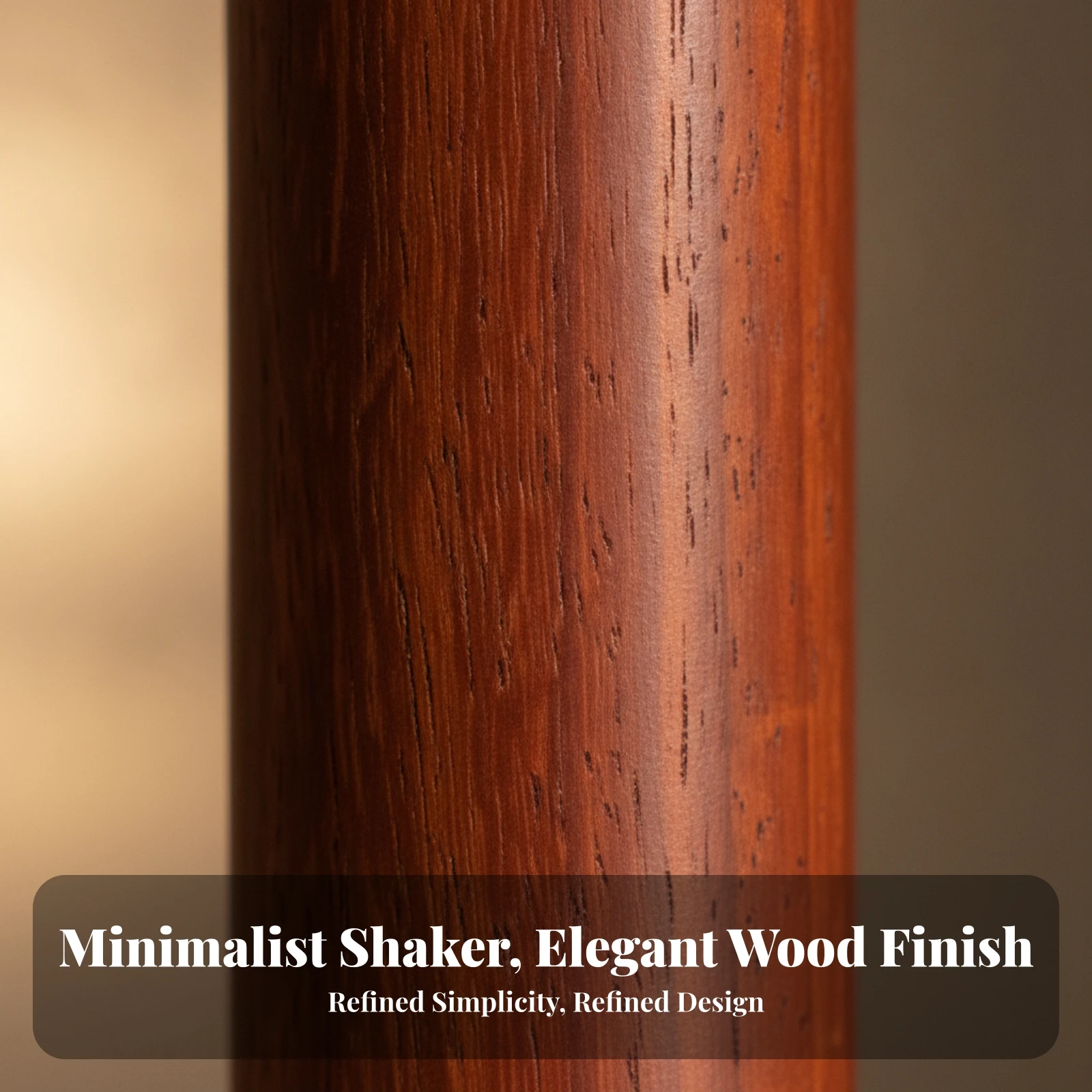 Wooden Sand Shaker Portable Hardwood Rhythm Tube Sand Tube Long-Lasting Cylinder Shaker Ergonomic for Beginners, Accompaniment