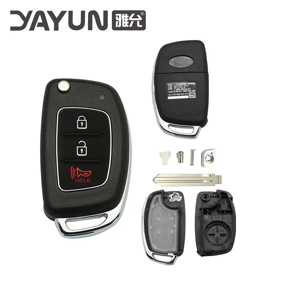 Yayun akbpcp110at programa duplo (293/300) aplicar alarme contra roubo 2 + 1 botão de controle com clipe de bateria para brasil positron flex