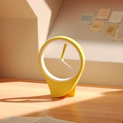 Floating Clock Without Dial Stylish Simple Household Desktop Decoration Modern Atmosphere Advanced Wind Desktop Clock Decoration